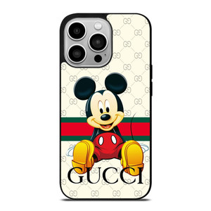 GUCCI LOGO PATTERN MICKEY MOUSE DISNEY iPhone 14 Pro Case Cover GUCCI LOGO PATTERN MICKEY MOUSE DISNEY iPhone 14 Pro Case Cover