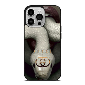 GUCCI LOGO WHITE SNAKE iPhone 14 Pro Case Cover GUCCI LOGO WHITE SNAKE iPhone 14 Pro Case Cover