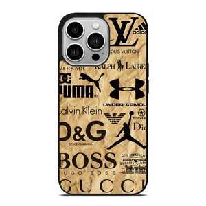 GUCCI NIKE VERSACE LOUIS VUITTON LV DIOR GOLDEN LOGO iPhone 14 Pro Case Cover GUCCI NIKE VERSACE LOUIS VUITTON LV DIOR GOLDEN LOGO iPhone 14 Pro Case Cover