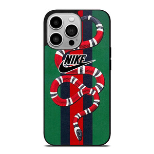 GUCCI SNAKE X NIKE LOGO ICON iPhone 14 Pro Case Cover GUCCI SNAKE X NIKE LOGO ICON iPhone 14 Pro Case Cover