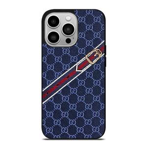 GUCCI TIE PATTERN iPhone 14 Pro Case Cover
