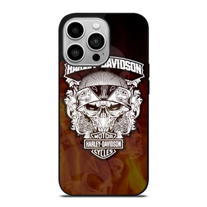 HARLEY DAVIDSON FLAME LOGO iPhone 14 Pro Case Cover