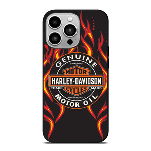 HARLEY DAVIDSON GENUINE MOTOR OIL BADGE iPhone 14 Pro Case Cover HARLEY DAVIDSON GENUINE MOTOR OIL BADGE iPhone 14 Pro Case Cover