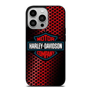 HARLEY DAVIDSON LOGO RED iPhone 14 Pro Case Cover
