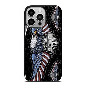 HARLEY DAVIDSON MOTORCYCLE LOGO EAGLE iPhone 14 Pro Case Cover