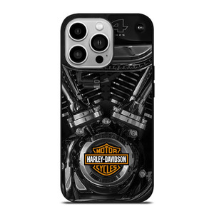 HARLEY DAVIDSON MOTORCYCLES LOGO ENGINE iPhone 14 Pro Case Cover