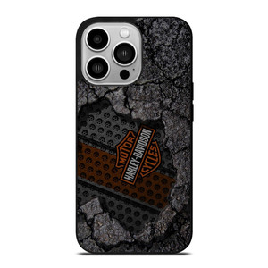 HARLEY DAVIDSON ON THE ROCK iPhone 14 Pro Case Cover