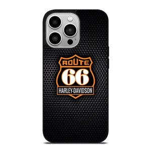 HARLEY DAVIDSON ROUTE 66 LOGO BADGE iPhone 14 Pro Case Cover