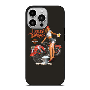 HARLEY DAVIDSON SEXY GIRL iPhone 14 Pro Case Cover