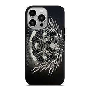 HARLEY DAVIDSON SKULL ENGINE iPhone 14 Pro Case Cover HARLEY DAVIDSON SKULL ENGINE iPhone 14 Pro Case Cover