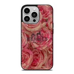 HERMES PARIS LOGO RED ROSE iPhone 14 Pro Case Cover