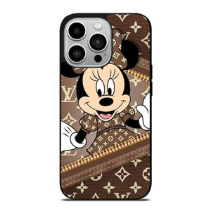 LOUIS VUITTON LV ZIPPER BROWN X MINNIE MOUSE DISNEY iPhone 14 Pro Case Cover LOUIS VUITTON LV ZIPPER BROWN X MINNIE MOUSE DISNEY iPhone 14 Pro Case Cover