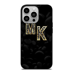 MICHAEL KORS MK GOLD LOGO iPhone 14 Pro Case Cover