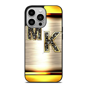 MICHAEL KORS MK LOGO GOLDIE EMBLEM iPhone 14 Pro Case Cover