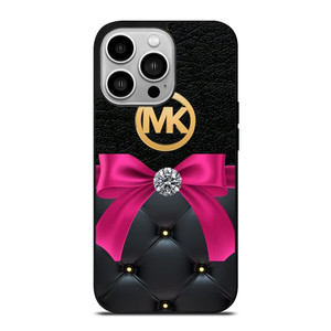 MICHAEL KORS MK LOGO PINK RIBBON iPhone 14 Pro Case Cover
