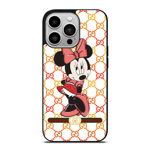 MINNIE MOUSE DISNEY CUTE X GUCCI iPhone 14 Pro Case Cover