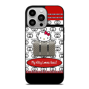 MY KITTY LOVES GUCCI LOGO iPhone 14 Pro Case Cover MY KITTY LOVES GUCCI LOGO iPhone 14 Pro Case Cover