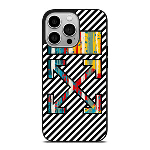 OFF WHITE LOGO COLORFUL ICON iPhone 14 Pro Case Cover OFF WHITE LOGO COLORFUL ICON iPhone 14 Pro Case Cover