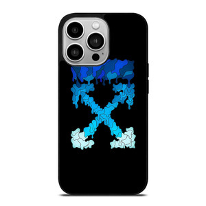 OFF WHITE LOGO MELTING iPhone 14 Pro Case Cover OFF WHITE LOGO MELTING iPhone 14 Pro Case Cover