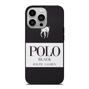 POLO RALPH LAUREN BLACK iPhone 14 Pro Case Cover POLO RALPH LAUREN BLACK iPhone 14 Pro Case Cover