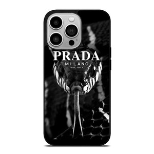 PRADA MILANO DAL 1913 ICON SNAKE iPhone 14 Pro Case Cover PRADA MILANO DAL 1913 ICON SNAKE iPhone 14 Pro Case Cover