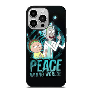 RICK AND MORTY PEACE AMONG WORLDS iPhone 14 Pro Case Cover