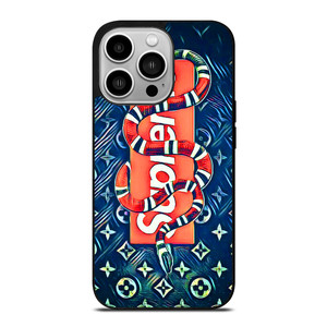 SUPREME AND SNAKE iPhone 14 Pro Case Cover