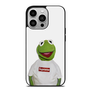 SUPREME KERMIT SESAME STREET iPhone 14 Pro Case Cover