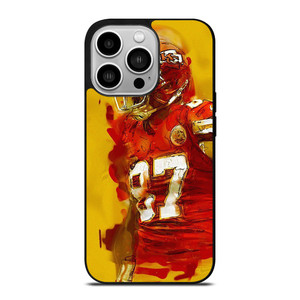 TRAVIS KELCE KANSAS CITY CHIEFS ART  iPhone 14 Pro Case Cover