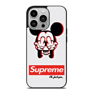SUPREME MICKEY MOUSE iPhone 14 Pro Case Cover SUPREME MICKEY MOUSE iPhone 14 Pro Case Cover