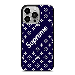 SUPREME NAVY PATTREN iPhone 14 Pro Case Cover SUPREME NAVY PATTREN iPhone 14 Pro Case Cover