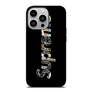 SUPREME NIKE SNEAKERS BLACK iPhone 14 Pro Case Cover