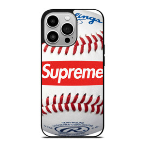 SUPREME X RAWLINGS BASEBALL iPhone 14 Pro Case Cover SUPREME X RAWLINGS BASEBALL iPhone 14 Pro Case Cover