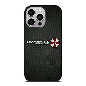 UMBRELLA CORPORATION LOGO CARBON iPhone 14 Pro Case Cover