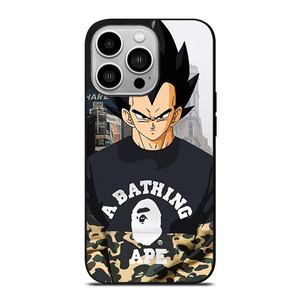 VEGETA CAMO BAPE SUPREME iPhone 14 Pro Case Cover