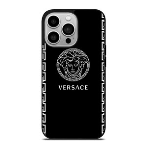 VERSACE LOGO BLACK iPhone 14 Pro Case Cover
