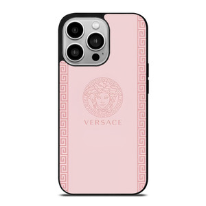 VERSACE LOGO EMBLEM PINK iPhone 14 Pro Case Cover