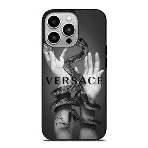 VERSACE LOGO SNAKE AND HANDS iPhone 14 Pro Case Cover VERSACE LOGO SNAKE AND HANDS iPhone 14 Pro Case Cover