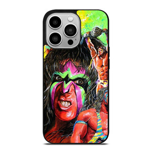 ULTIMATE WARRIOR WRESTLING WWE ART  iPhone 14 Pro Case Cover