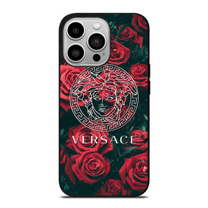 VERSACE RED ROSE iPhone 14 Pro Case Cover VERSACE RED ROSE iPhone 14 Pro Case Cover
