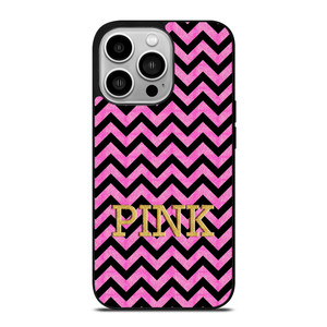 VICTORIA'S SECRET PINK CHEVRON iPhone 14 Pro Case Cover VICTORIA'S SECRET PINK CHEVRON iPhone 14 Pro Case Cover