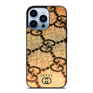 BROWN GUCCI LOGO PATTERN ART iPhone 13 Pro Max Case Cover