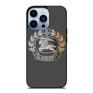 BURBERRY LONDON LOGO KNIGHT ICON iPhone 13 Pro Max Case Cover BURBERRY LONDON LOGO KNIGHT ICON iPhone 13 Pro Max Case Cover