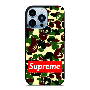 CAMO BAPE SUPREME iPhone 13 Pro Max Case Cover CAMO BAPE SUPREME iPhone 13 Pro Max Case Cover