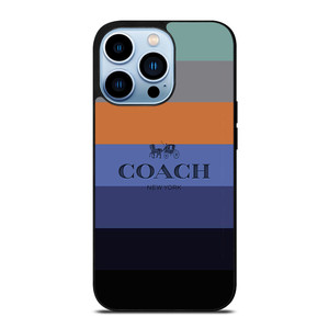 COACH NEW YORK STRIPES iPhone 13 Pro Max Case Cover COACH NEW YORK STRIPES iPhone 13 Pro Max Case Cover