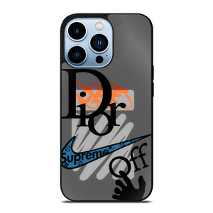 DIOR SUPREME OFF WHITE NIKE LOGO iPhone 13 Pro Max Case Cover DIOR SUPREME OFF WHITE NIKE LOGO iPhone 13 Pro Max Case Cover