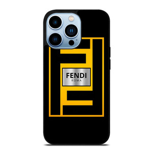 FENDI ROMA YELLOW LOGO iPhone 13 Pro Max Case Cover FENDI ROMA YELLOW LOGO iPhone 13 Pro Max Case Cover