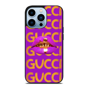GUCCI GOLDEN PINK LIP iPhone 13 Pro Max Case Cover GUCCI GOLDEN PINK LIP iPhone 13 Pro Max Case Cover
