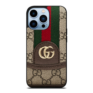 GUCCI LOGO BROWN BAG iPhone 13 Pro Max Case Cover GUCCI LOGO BROWN BAG iPhone 13 Pro Max Case Cover