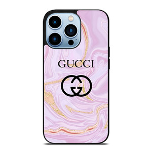 GUCCI LOGO EMBLEM ON PINK MARBLE iPhone 13 Pro Max Case Cover GUCCI LOGO EMBLEM ON PINK MARBLE iPhone 13 Pro Max Case Cover